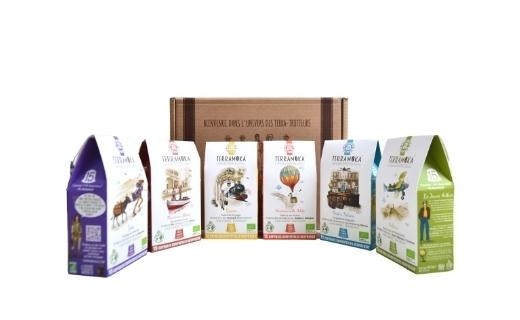 Coffret découverte 12 cafés bio en capsules - Terramoka