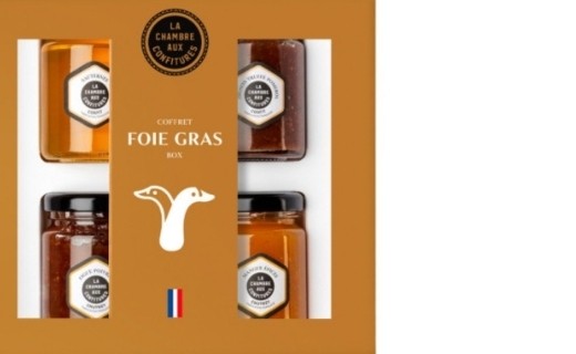 Coffret 4 confits - Accompagnement foie gras - La Chambre aux Confitures