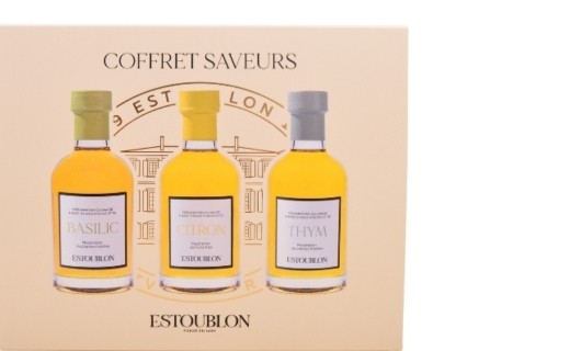 Coffret saveurs - trois huiles aromatisées - Château d'Estoublon