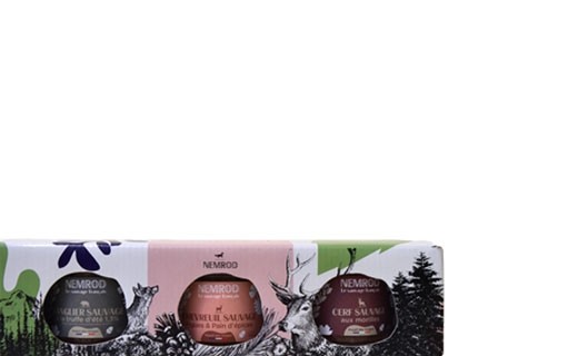 Coffret de trois terrines forestières  - Nemrod