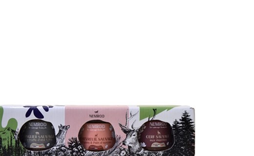 Coffret de trois terrines forestières  - Nemrod