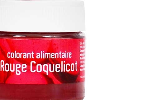 Colorant Alimentaire Rouge coquelicot E129 hydrosoluble 100gr