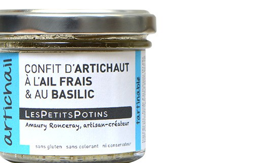 Confit d'artichaut à l'ail frais et au basilic - Artichail - Les Petits Potins