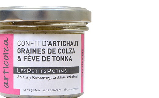 Confit d'artichaut graines de colza et fève de tonka - Articolza - Les Petits Potins