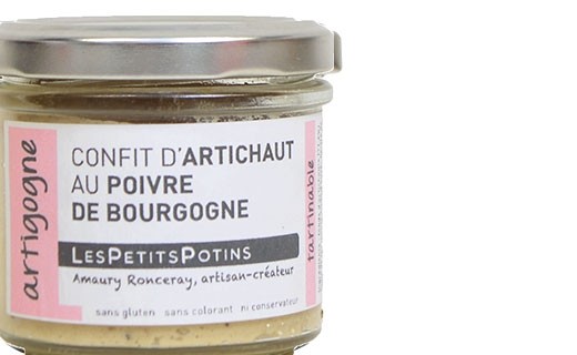 Confit d'artichaut au poivre de Bourgogne - Artigogne - Les Petits Potins