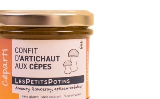 Ceparti - Confit d'artichaut aux cèpes - Les Petits Potins