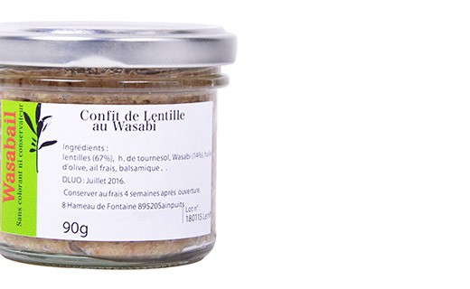 Confit de lentilles au Wasabi - Les Petits Potins