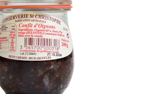 Confit d'oignon - Conserverie Saint-Christophe