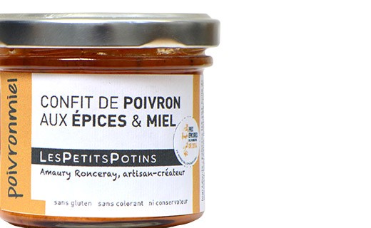 Confit de poivron aux épices et au miel - Poivronmiel - Les Petits Potins