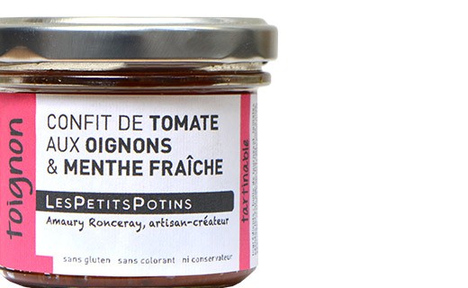 Confit de tomate aux oignons et à la menthe fraîche - Toignon - Les Petits Potins