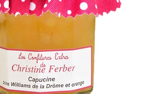 Confiture Capucine - poire Williams, orange - Christine Ferber