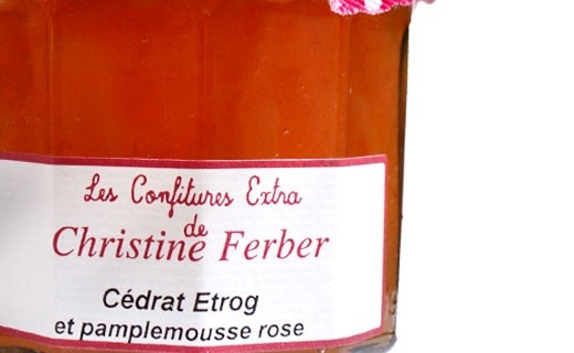 Confiture de Cédrat Etrog et pamplemousse rose - Christine Ferber