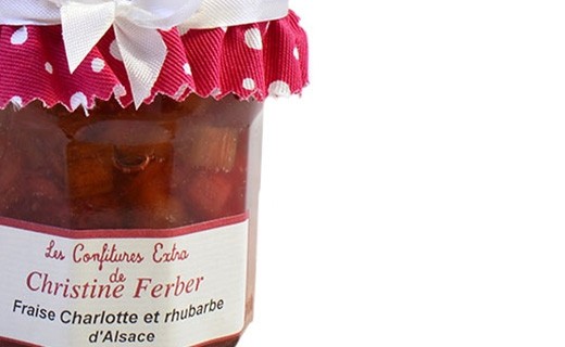 Confiture de fraise et rhubarbe - Christine Ferber