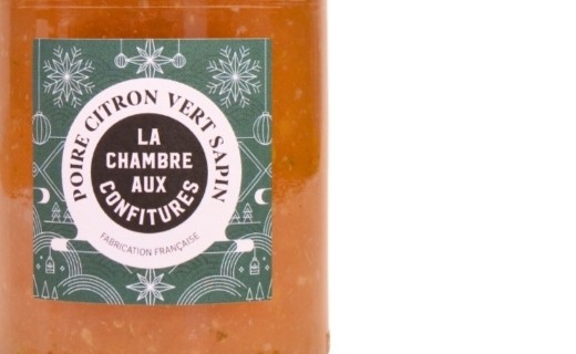 Confiture poire citron vert sapin - La Chambre aux Confitures