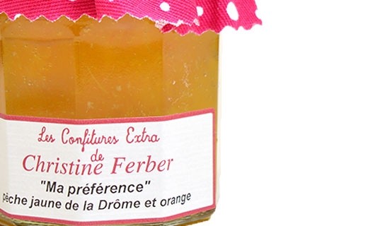 Confiture Ma Préférence - pêche jaune et orange   - Christine Ferber