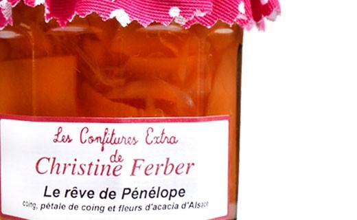 Confiture Le rêve de Pénélope - coing, pétales de coing et fleurs d'acacia - Christine Ferber