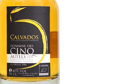 Calvados 12 ans d'âge bio - Domaine des Cinq Autels