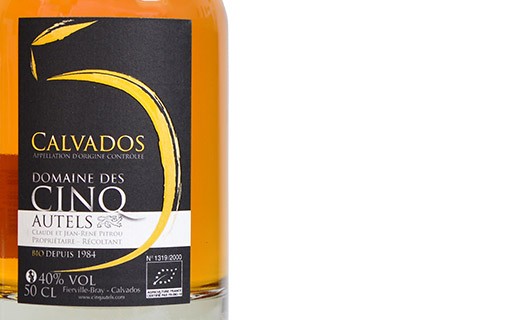 Calvados 18 ans d'âge bio - Le Destin - Domaine des Cinq Autels