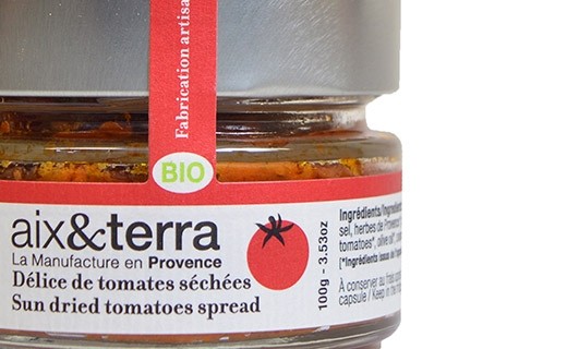 Délice de tomates séchées bio - Aix Terra