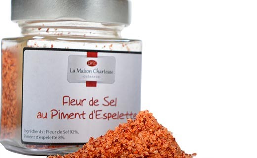 Fleur de sel au piment d'Espelette - Maison Charteau