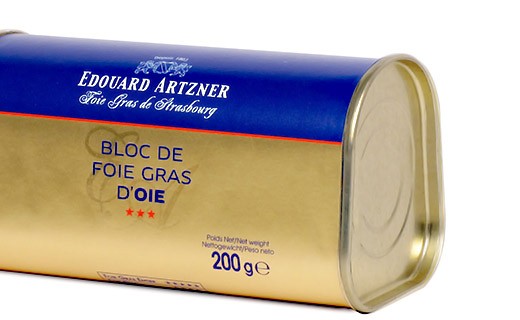Bloc de foie gras d'oie 200g - Edouard Artzner