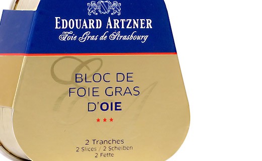 Bloc de foie gras d'oie 75g - Edouard Artzner