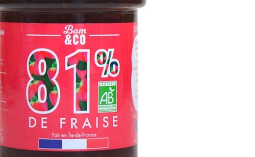 Confibam - confiture de fraise bio - Bam Co