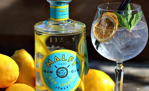 Coffret Gin Malfy citron et ses 2 verres - Malfy