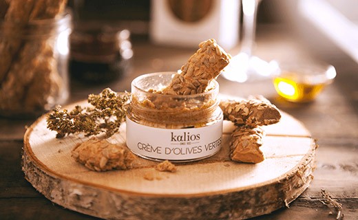 Gressins Crétois - olives de Kalamata & flocons d'avoines - Kalios