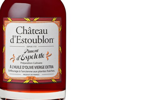 Huile d'olive aromatisée au piment d'espelette - Château d'Estoublon