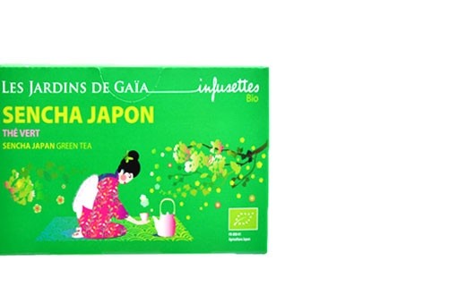 Thé vert Sencha en sachets - Les Jardins de Gaïa