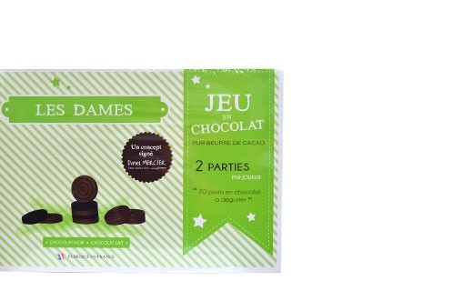 Jeu de dames en chocolat - Chocolaterie Daniel Mercier