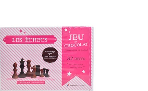 Jeu d'échecs en chocolat  - Chocolaterie Daniel Mercier