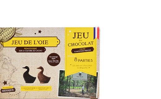 Jeu de l'oie en chocolat  - Chocolaterie Daniel Mercier