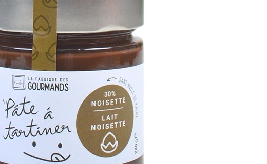 Pâte à tartiner - lait noisette - La Fabrique des Gourmands