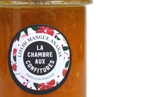 Confiture litchi, mangue et ananas - La Chambre aux Confitures