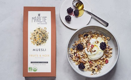 Muesli bio aux fruits et noix - Marlette