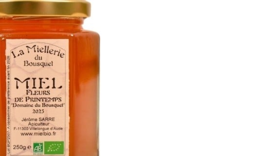 Miel de fleurs de printemps bio - Miellerie du Bousquet
