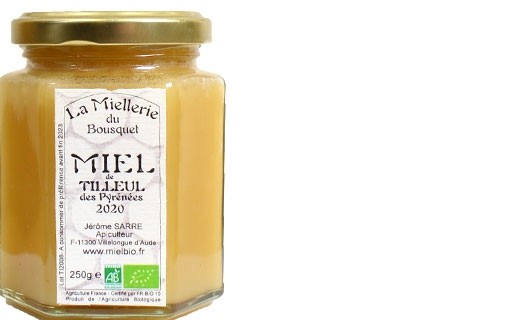 Miel de tilleul bio - Miellerie du Bousquet