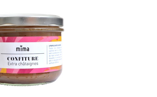 Confiture extra de châtaignes bio - Mima Bio