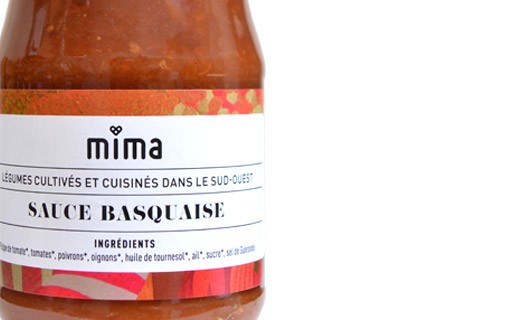 Sauce tomate basquaise bio - Mima Bio