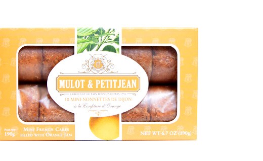 Mini-nonnettes de Dijon - confiture d'orange - Mulot & Petitjean