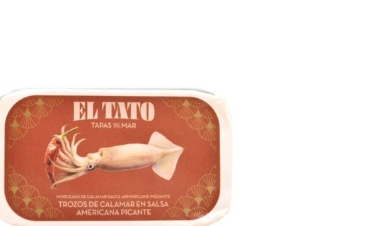 Morceaux de calamar à la sauce armoricaine piquante - Calle el Tato