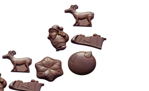 Moule chocolat pour décor de bûche - Barry
