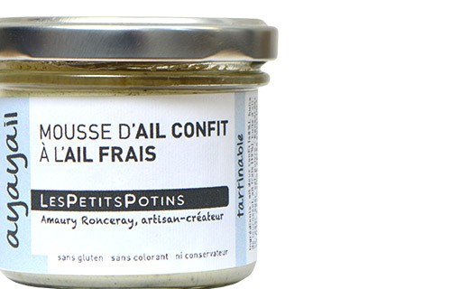 Mousse d'ail confit à l'ail frais - Ayayail - Les Petits Potins