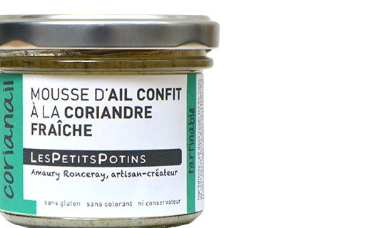 Mousse d'ail confit à la coriandre fraîche - Corianail - Les Petits Potins