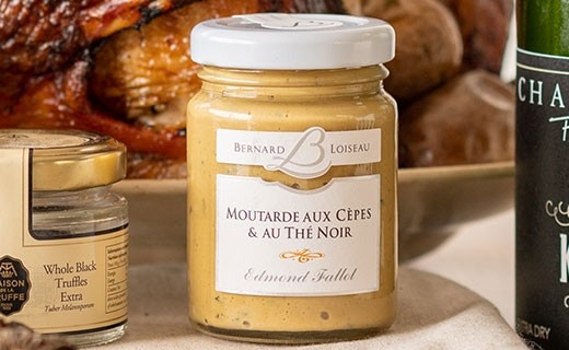 Moutarde aux cèpes et thé noir - Fallot