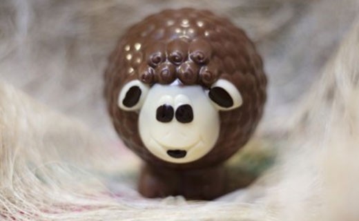 Mouton au chocolat au lait - Chocolaterie Daniel Mercier