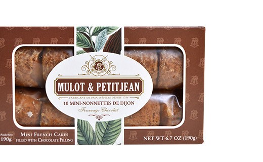 Mini-nonnettes de Dijon - saveur chocolat - Mulot Petitjean