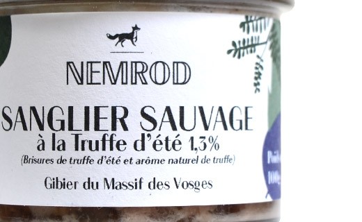 Terrine de sanglier sauvage à la truffe d'été - Nemrod